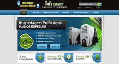 Desktop Screenshot of iris-host.com.br